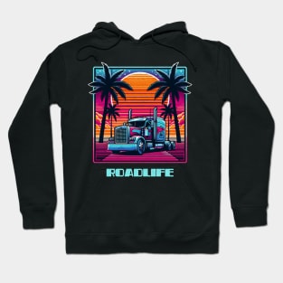 Retro cyber trucker Hoodie